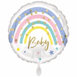 Anagram Ballon Rainbow "Baby"