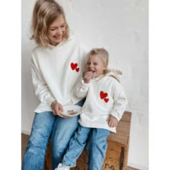 Atelier Rive Heart Hoodie Mama & Papa -Little Pippa Verkäufe atelier rive heart hoodie mama papa 3