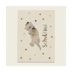 Ava & Yves Postkarte Mit Umschlag 'Schulkind' Otter