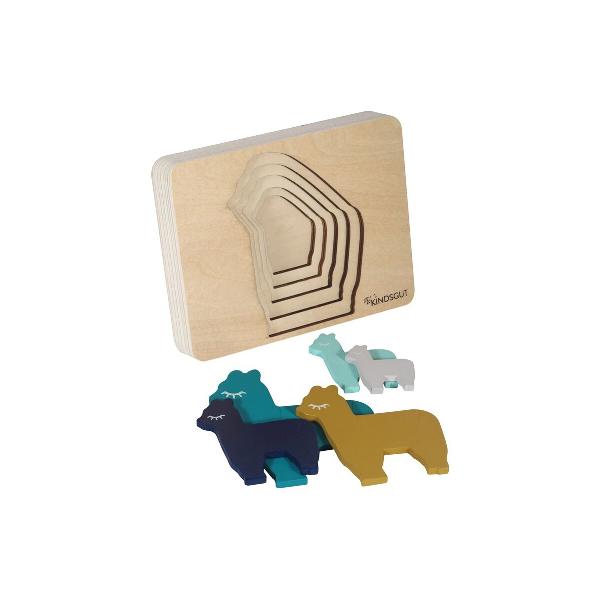 Kindsgut Tier-Puzzle Lama 3 Kindsgut Tier-Puzzle Lama – Bild 3