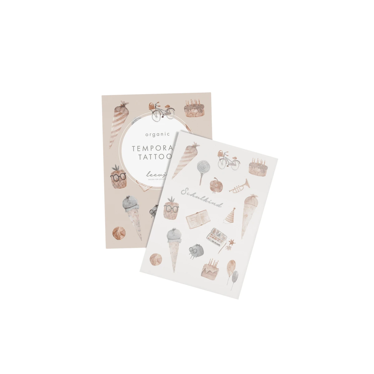 Leevje Organic Tattoos "School" 2 Leevje Organic Tattoos "School" – Bild 2