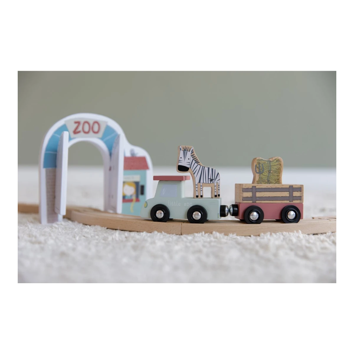 Little Dutch Bauklötze Zoo Aus Holz - Ergänzung Eisenbahn 4 Little Dutch Bauklötze Zoo Aus Holz - Ergänzung Eisenbahn – Bild 4