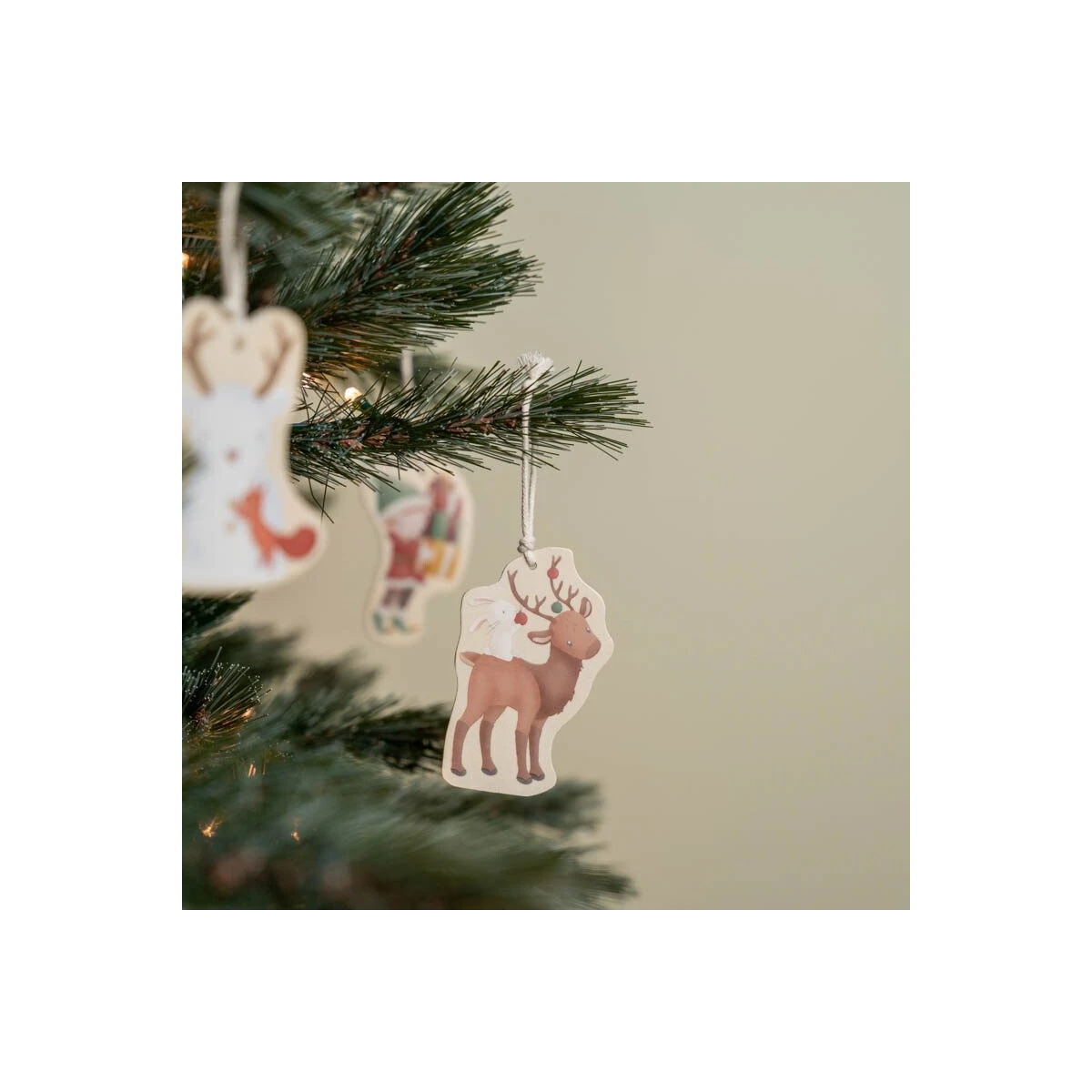 Little Dutch Baumanhänger-Set 10 Stück Holz 2 Little Dutch Baumanhänger-Set 10 Stück Holz – Bild 2