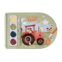 Little Dutch Malbuch Mit Wasserfarben Little Farm