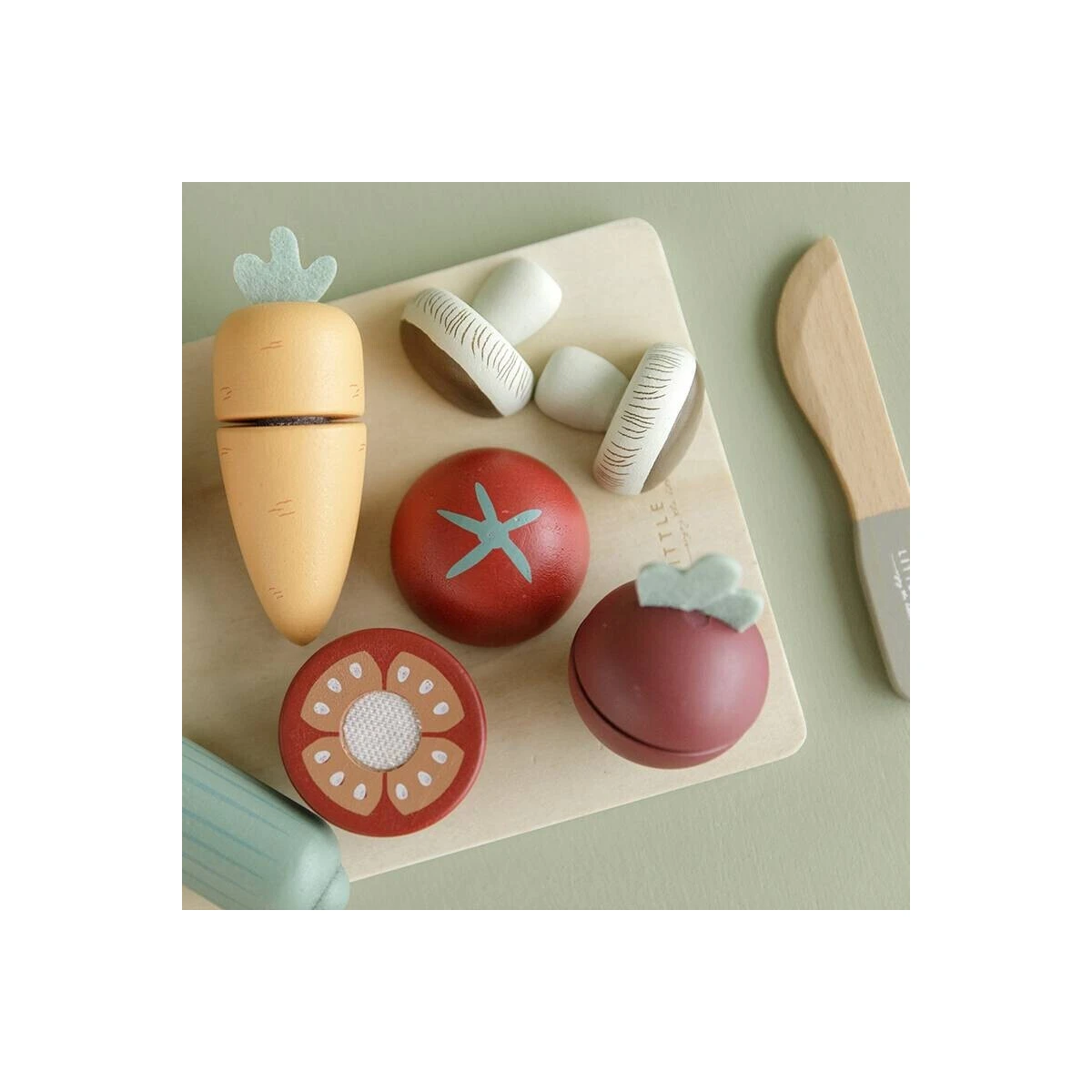 Little Dutch Schneide-Gemüse Aus Holz 3 Little Dutch Schneide-Gemüse Aus Holz – Bild 3