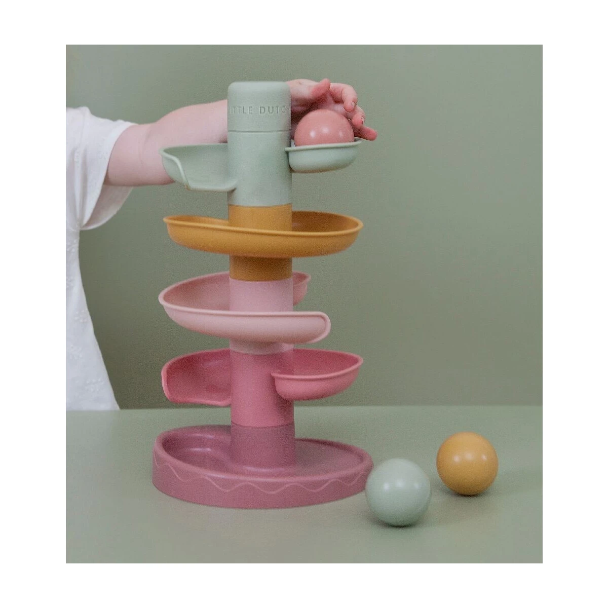 Little Dutch Spiralturm Mit 4 Kugeln 1 Little Dutch Spiralturm Mit 4 Kugeln