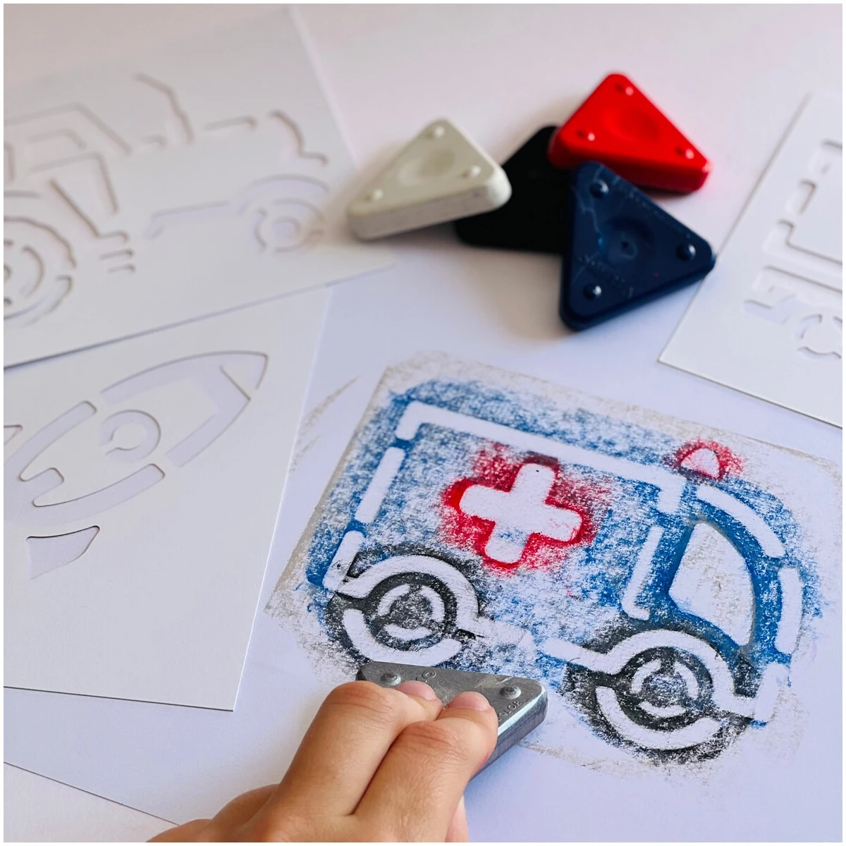 Lulubug Magisches Wachsmal Kreativ Set Fahrzeuge 1 Lulubug Magisches Wachsmal Kreativ Set Fahrzeuge