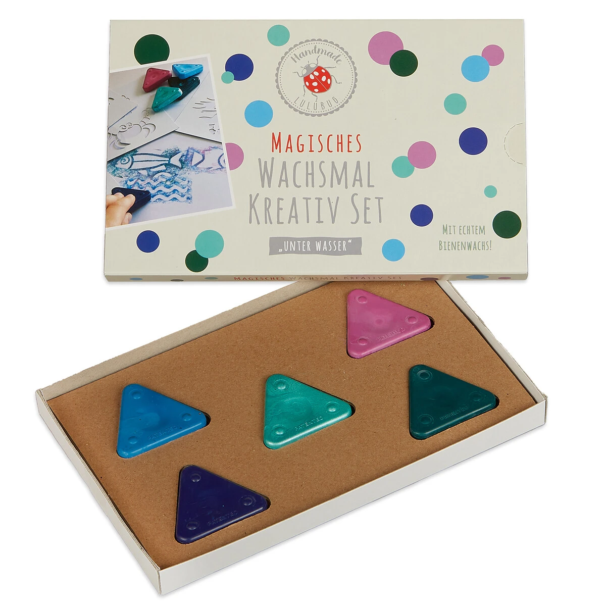 Lulubug Magisches Wachsmal Kreativ Set Unterwasser 1 Lulubug Magisches Wachsmal Kreativ Set Unterwasser