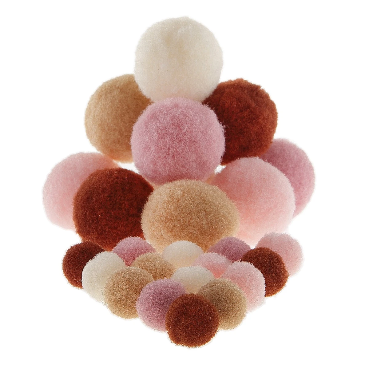 Lulubug Pompons 500 Stück Boho 1 Lulubug Pompons 500 Stück Boho