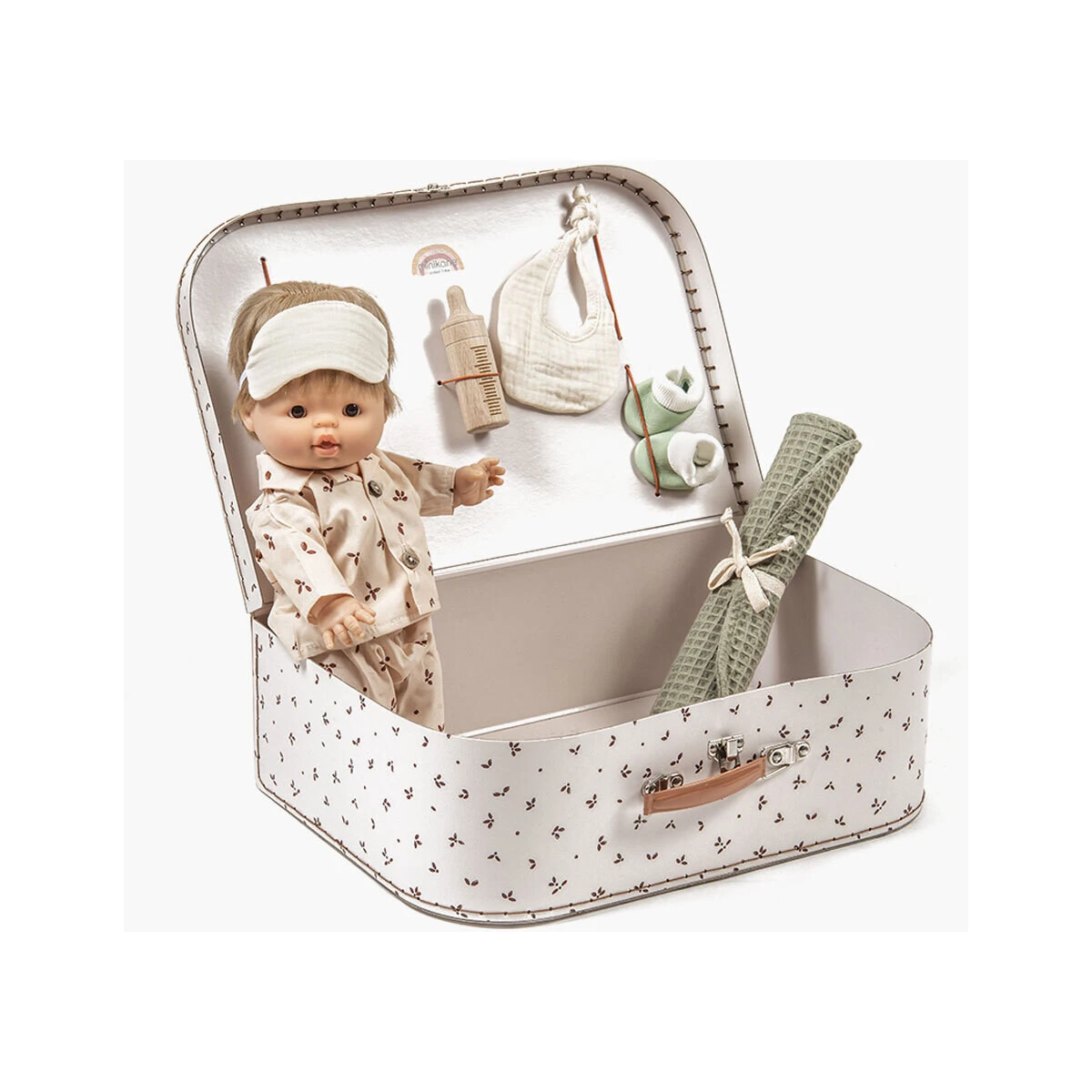 Minikane Babypuppe Achille 34cm Mit Zubehörkoffer "Daily Boy" 1 Minikane Babypuppe Achille 34cm Mit Zubehörkoffer "Daily Boy"