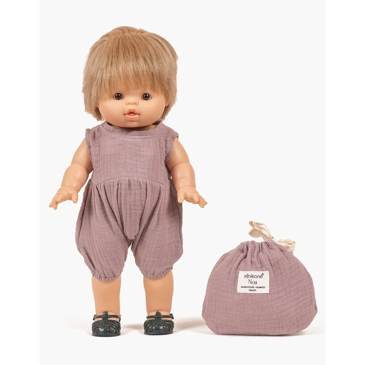Minikane Strampler Noa Baumwollgaze Für Babypuppen 34cm 1 Minikane Strampler Noa Baumwollgaze Für Babypuppen 34cm