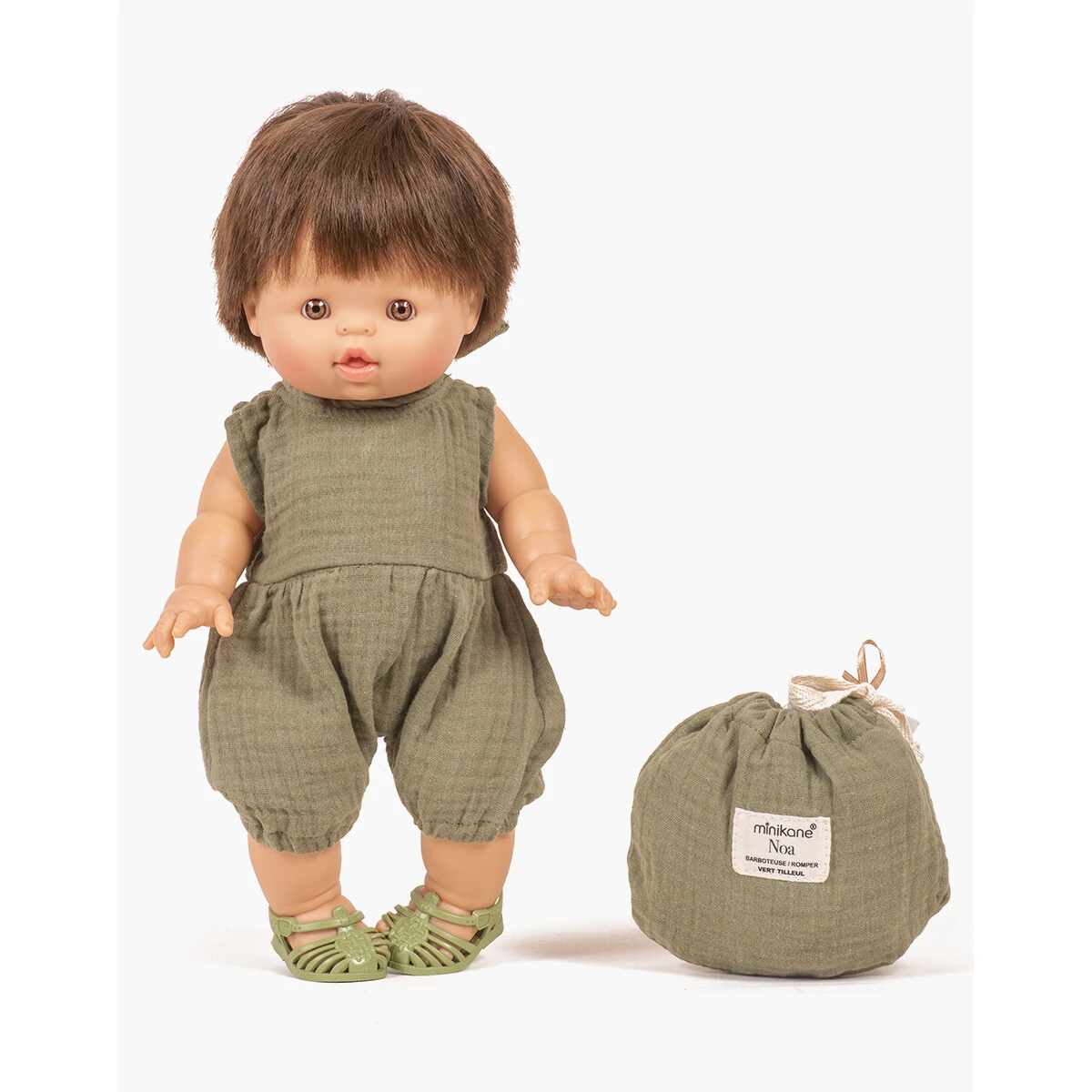 Minikane Strampler Noa Baumwollgaze Für Babypuppen 34cm 2 Minikane Strampler Noa Baumwollgaze Für Babypuppen 34cm – Bild 2