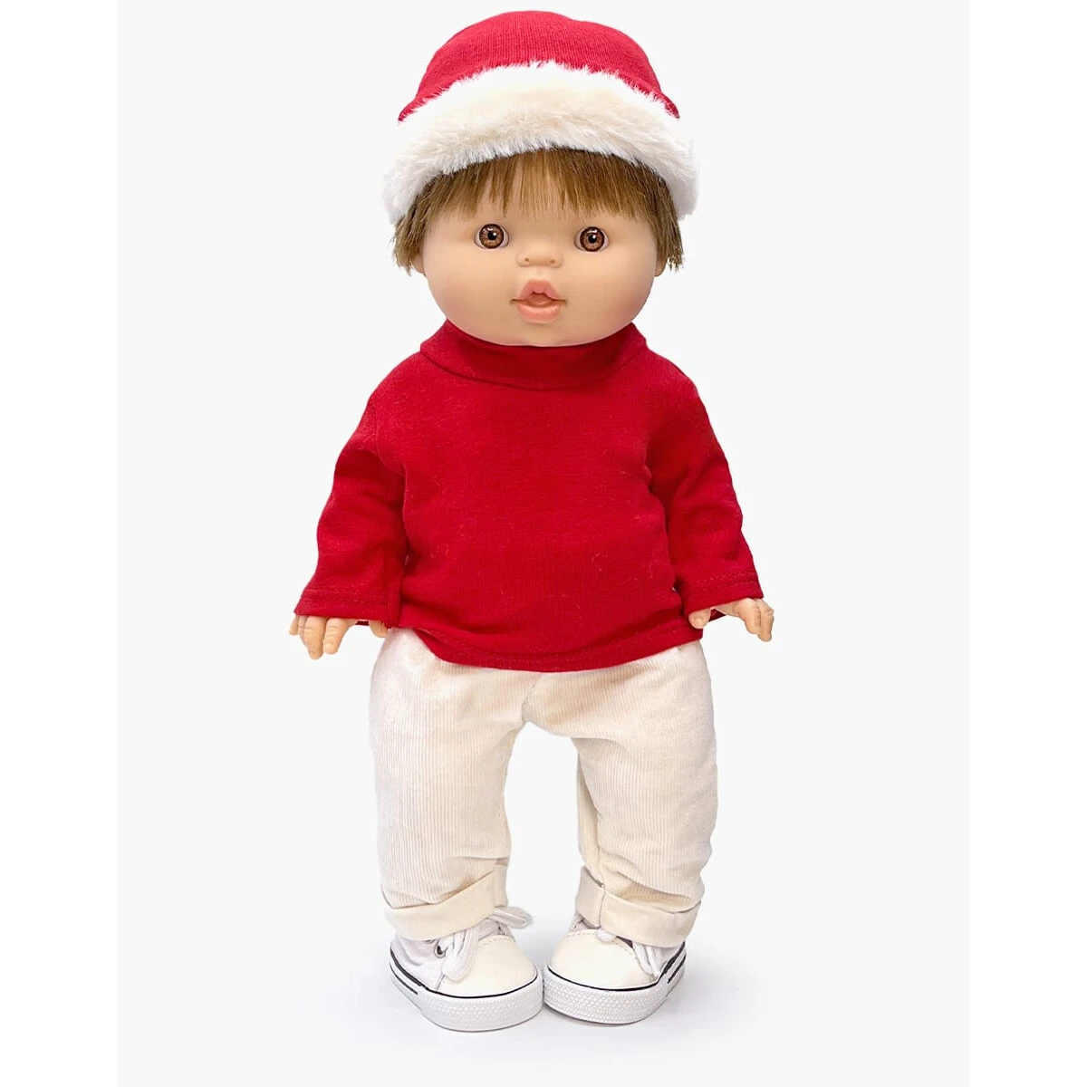 Minikane Weihnachtsset Outfit Mit Mütze Für 34/37cm Babypuppe 1 Minikane Weihnachtsset Outfit Mit Mütze Für 34/37cm Babypuppe