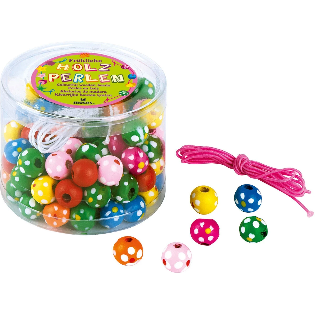 Moses Verlag Holzperlen-Set 1 Moses Verlag Holzperlen-Set