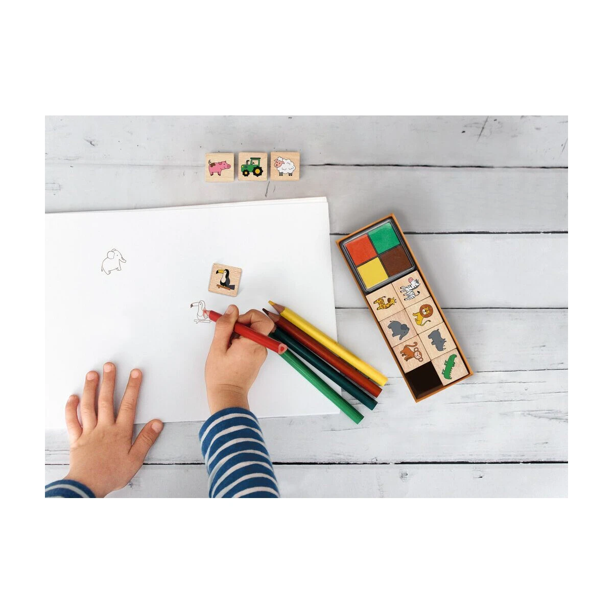 Moses Verlag Stempelset Wilde Tiere 2 Moses Verlag Stempelset Wilde Tiere – Bild 2