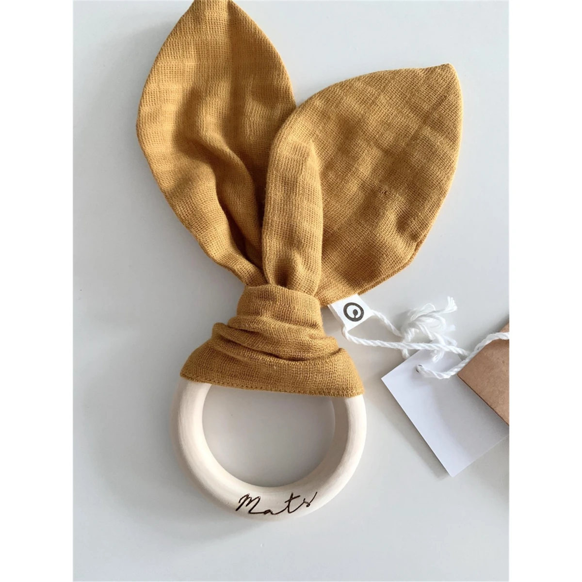 Müsli By Green Cotton Beißring Hase Biobaumwolle 7 Müsli By Green Cotton Beißring Hase Biobaumwolle – Bild 7