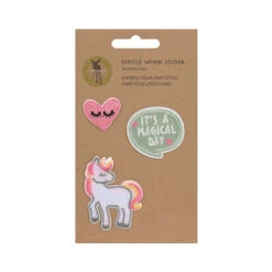 LÄSSIG Lässig Textil Sticker Unicorn