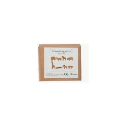 Bloomingville Holztier-Set In Natur, 8 Teile